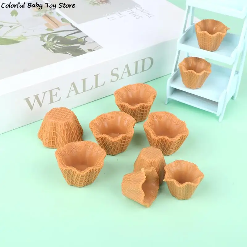 

5 шт., 1:6 миниатюрная форма для кукольного домика, форма для торта, форма для мороженого, инструменты для выпечки, модель, кухонный декор, игрушка, аксессуары для кукольного домика
