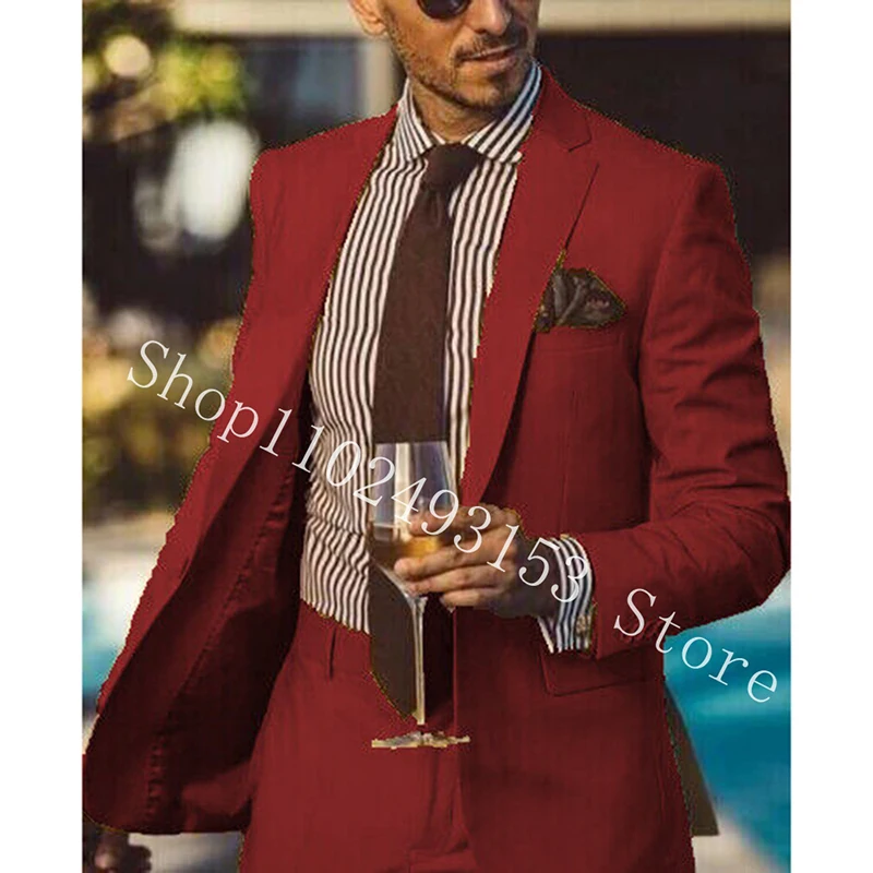 Рисунок 2 - Мужские облегающие костюмы для свадьбы