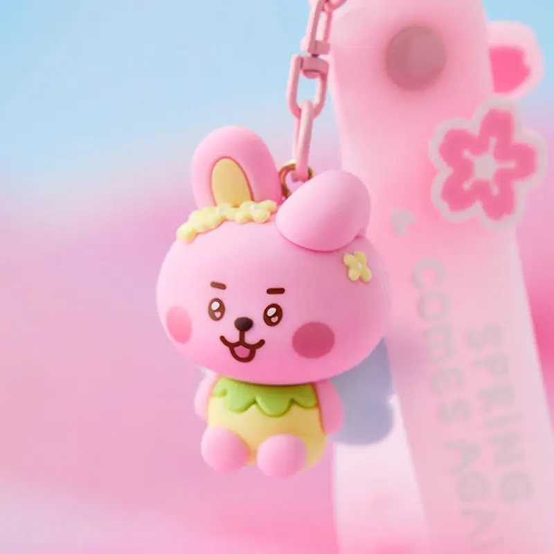 Фото BT21 BTS Ким Тэ Хён Пак Чжи Мин SPRING FAIRY BABY Мультяшная кукла-брелок Подвеска для рюкзака Атрибутика айдола №3
