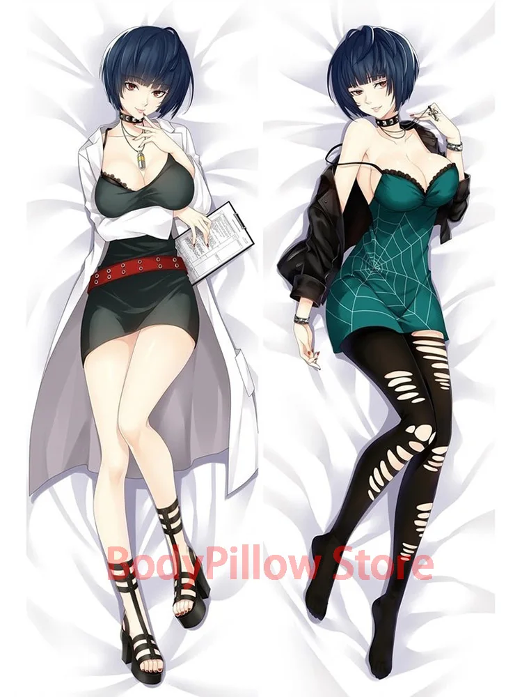 

Dakimakura Tae Takemi(Persona 5) Japanese Anime 2WAY Hugging Body Sexy Otaku Pillowcase Cushion Cover