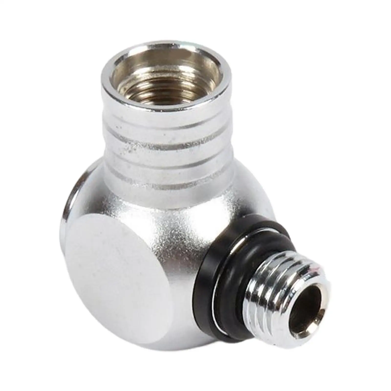 

Regulator Hose Adapter Rotation Connector 1st Stage LP/HP Accessories Rotation for Scuba Diving Brass