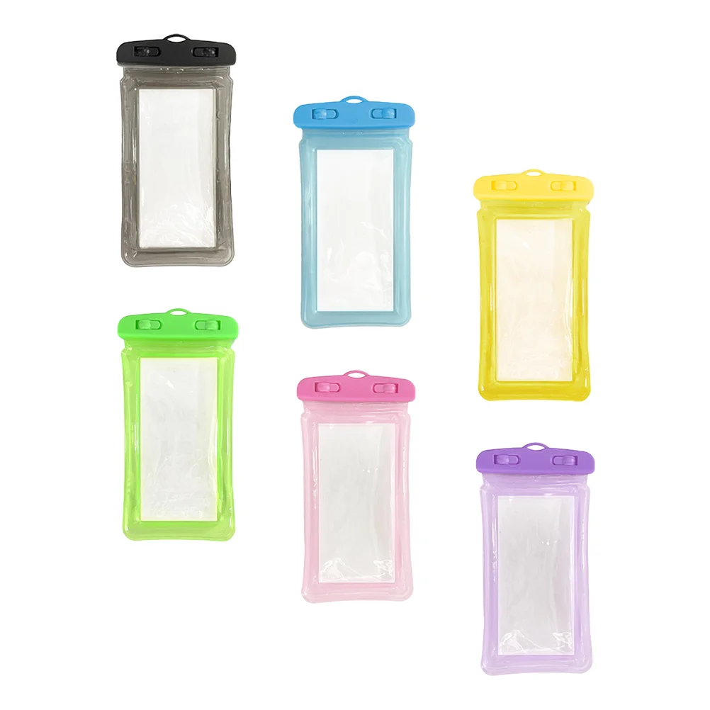 

6pcs Underwater Cellphone Dry Bags Mobile Phone Holding Pouches Storage Bags
