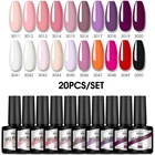 Гибридный полуперманентный лак ROSALIND УФ-гель для ногтей Set для маникюра, лампа для дизайна ногтей, матовое топовое и Базовое покрытие