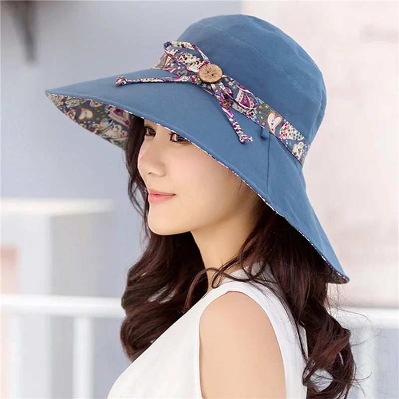 

Summer Outdoor Fashion Ladies Big Brimmed Hat Sunscreen Travel Mountaineering Sun Female Tide Anti-Ultraviolet Beach Cap Sun Hat