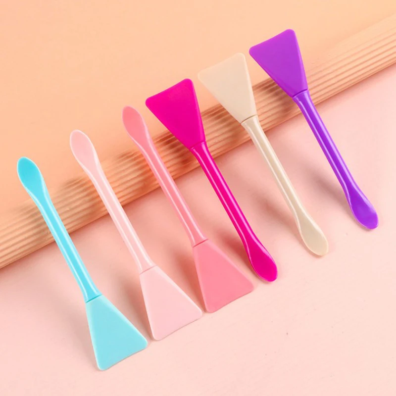 

Facial Face Stick DIY Face Brush Spatula DIY Masque Brush Safe Comfortable Silicone Masque Stirring Stick for Girl Skin Care