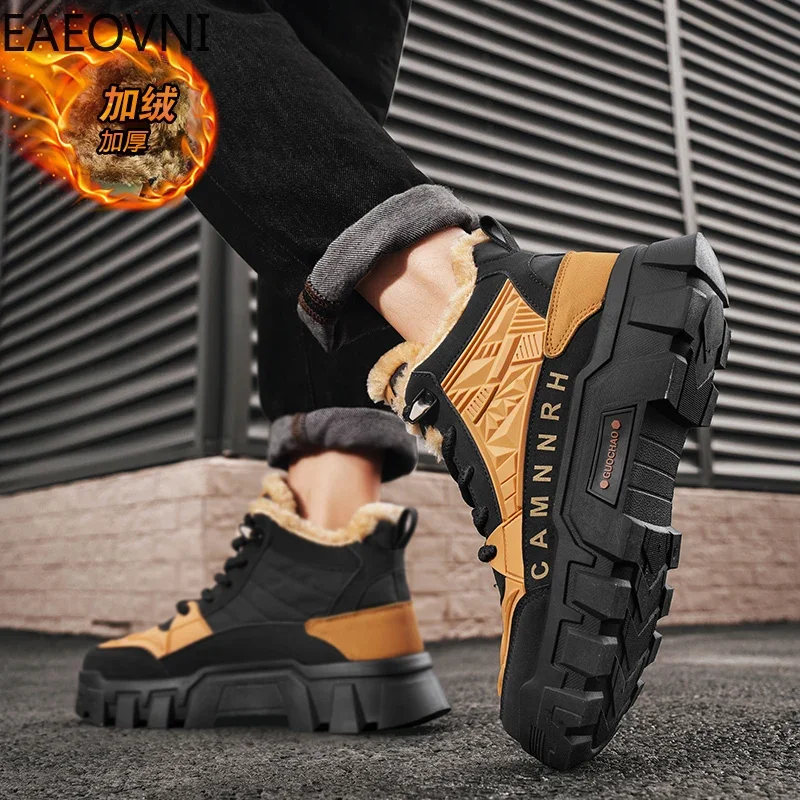 Мужские уличные ботинки взрывного стиля стильные легкие мужские байкерские