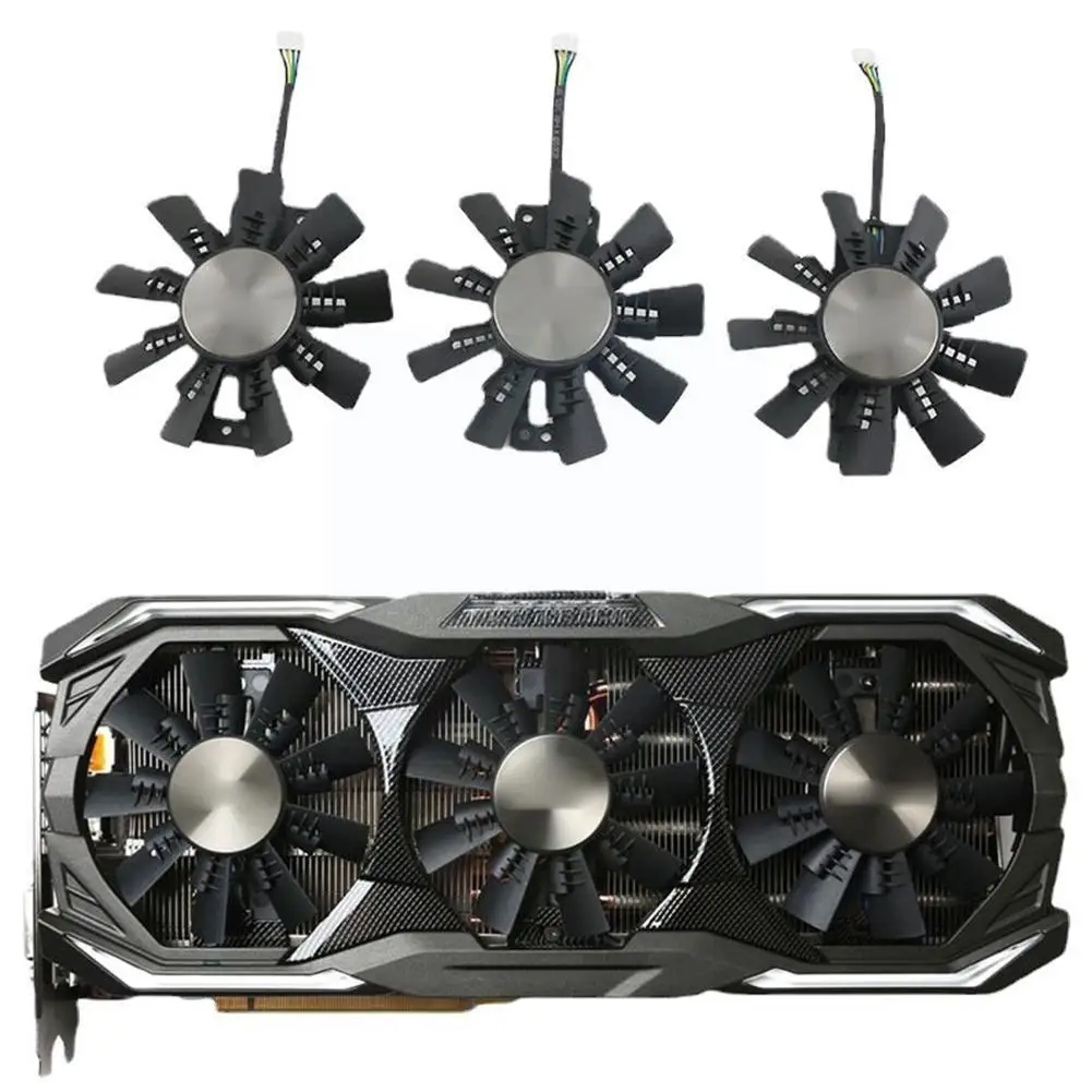

New Graphics Card Fan Gtx 1080 Fan Ga92s2u For Zotac Gtx1070 Ti Amp Video Card Cooling N6s8