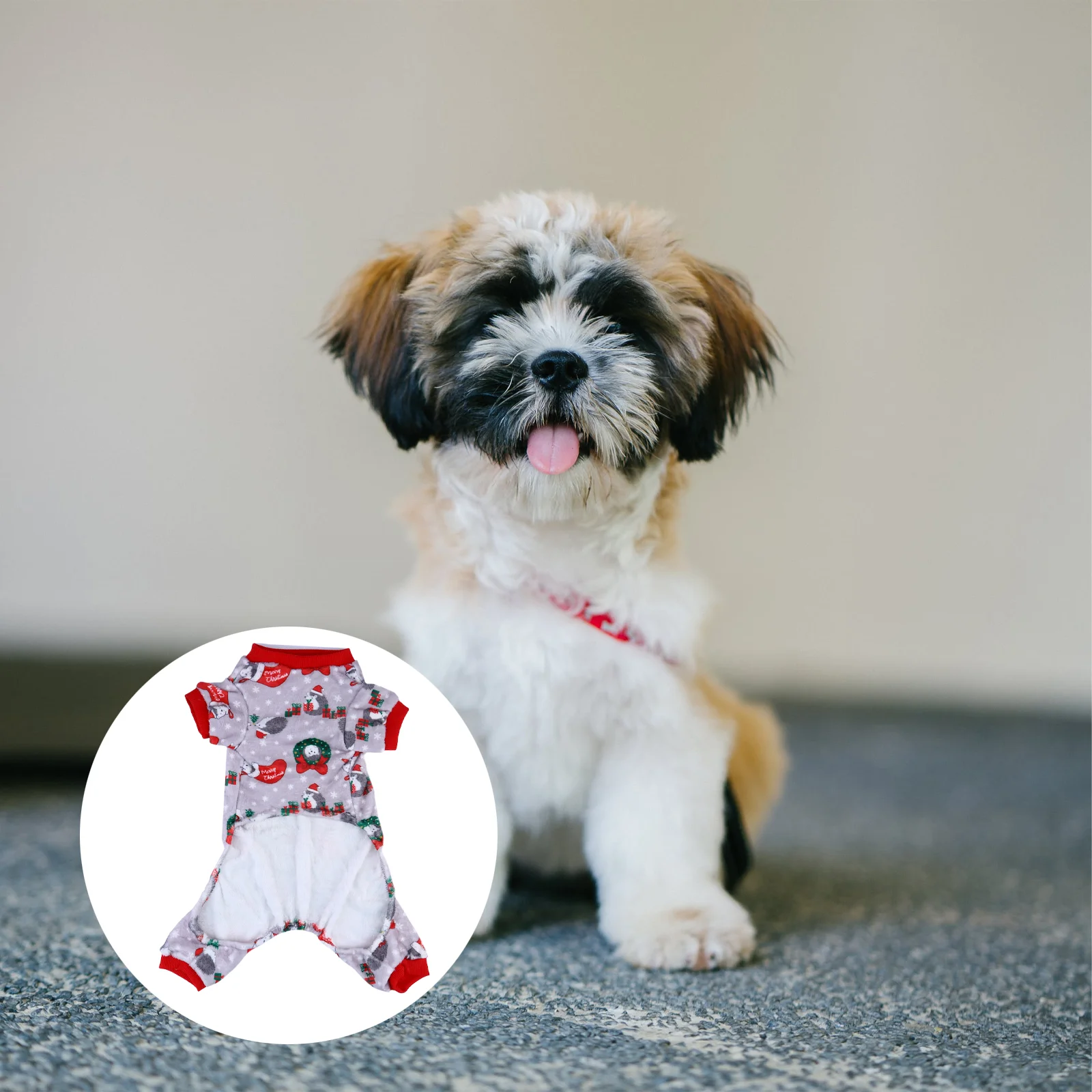 

Dog Clothes Christmas Hat Petboy Dachshund Pajamas Onesie Dogs Small Boys Apparel Pyjamas Reindeer Outfit Tree