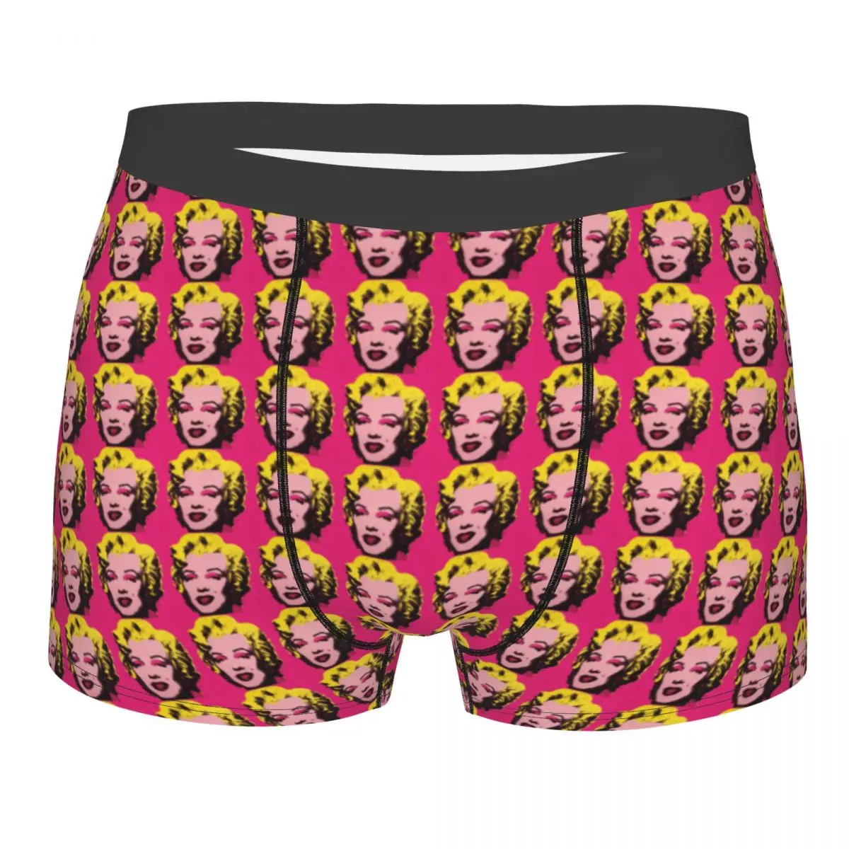 

Man Marilyn Monroe Sexy Star Boxer Briefs Shorts Panties Breathable Underwear Homme Humor Underpants