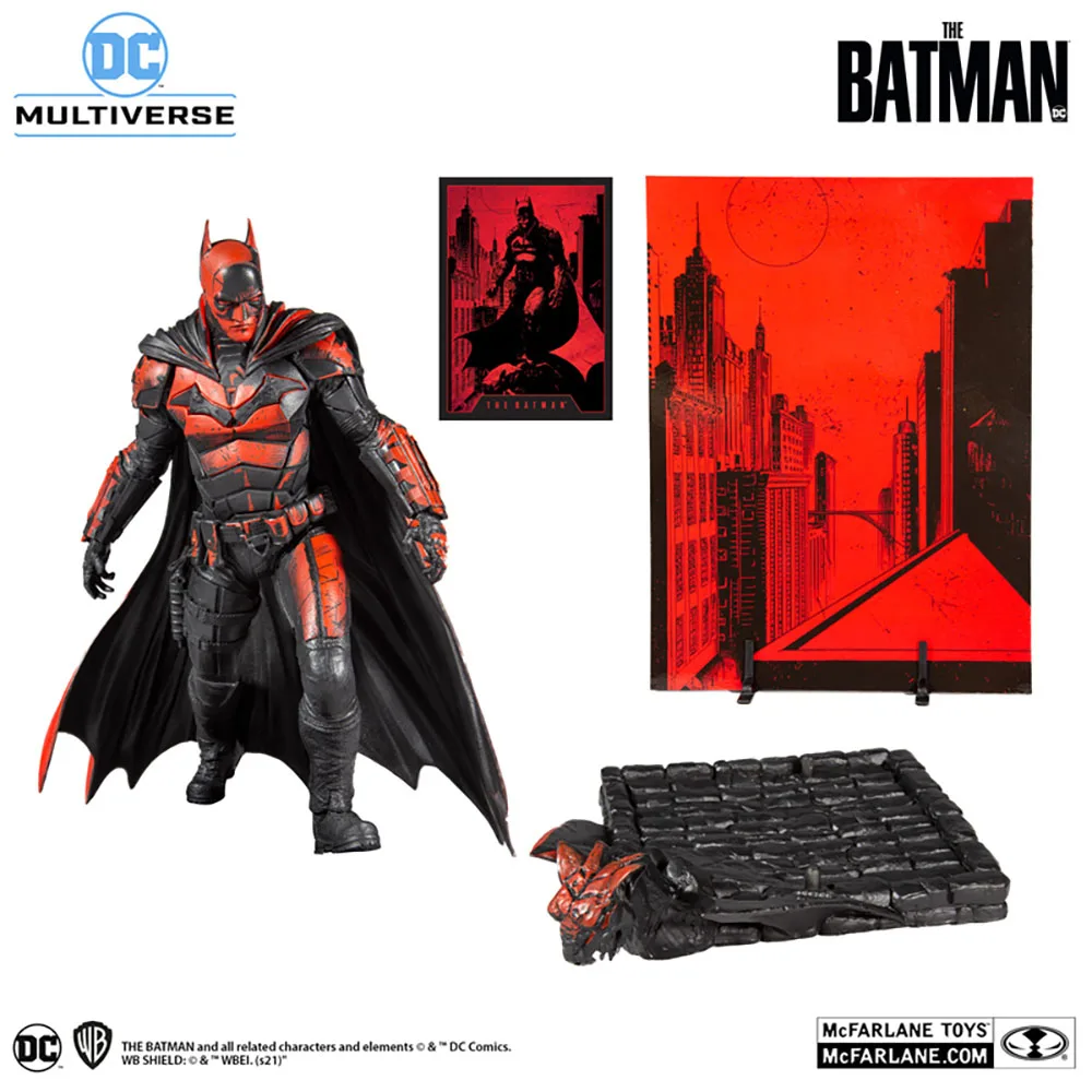

McFarlane Original The Batman 2022 Ver. Bruce Wayne 12 inches DC Multiverse Collectible Aciton Figure Anime Model Toys
