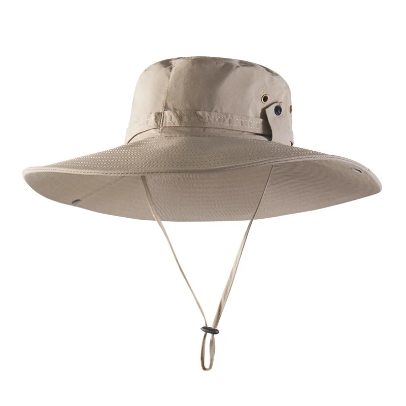 Летняя мужская панама с защитой от ультрафиолета широкими полями сафари