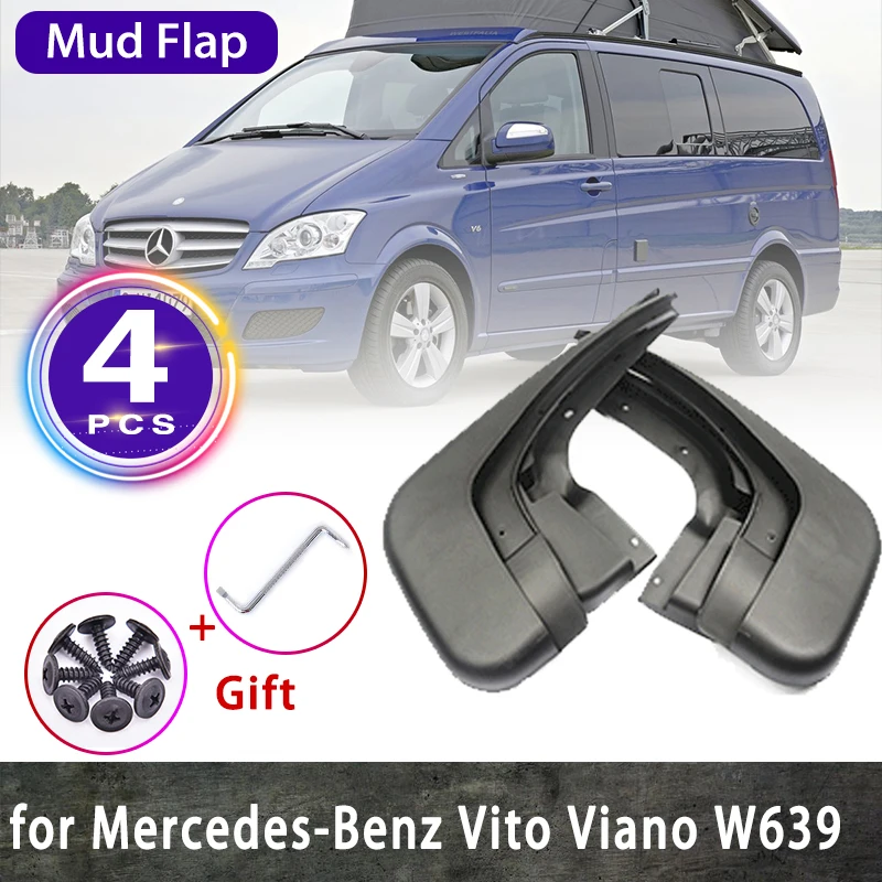 

Брызговики для Mercedes Benz Vito W639 Viano, 2011 в, класс 2006 ~ 2014