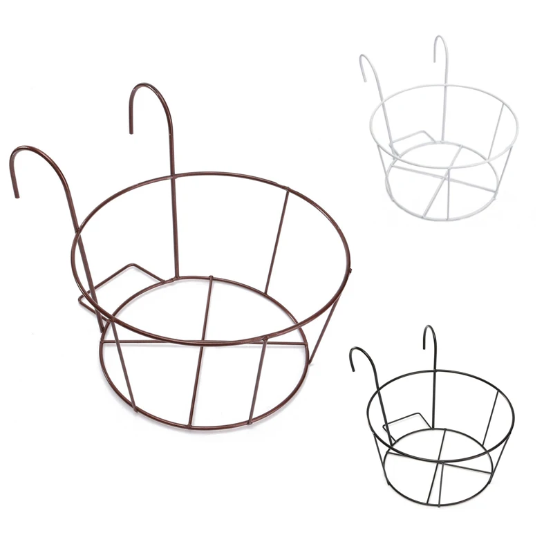 

Металлический Железный цветочный горшок, подвесной балкон, садовый плантатор для растений, корзина для домашнего декора