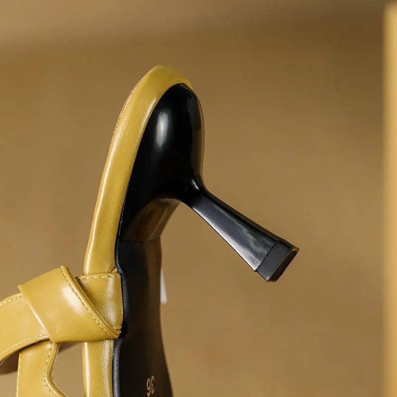 Pointed Toe Mules for Women Outside Slides Slipper Heeled Sandals Comfortable Slip On Shoes