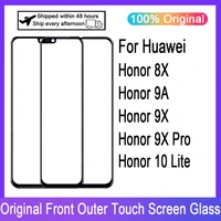 lcd display touch panel front glass for huawei honor 8x 9x 9a honor 10 lite 9x pro touch screen glass replacement repair parts