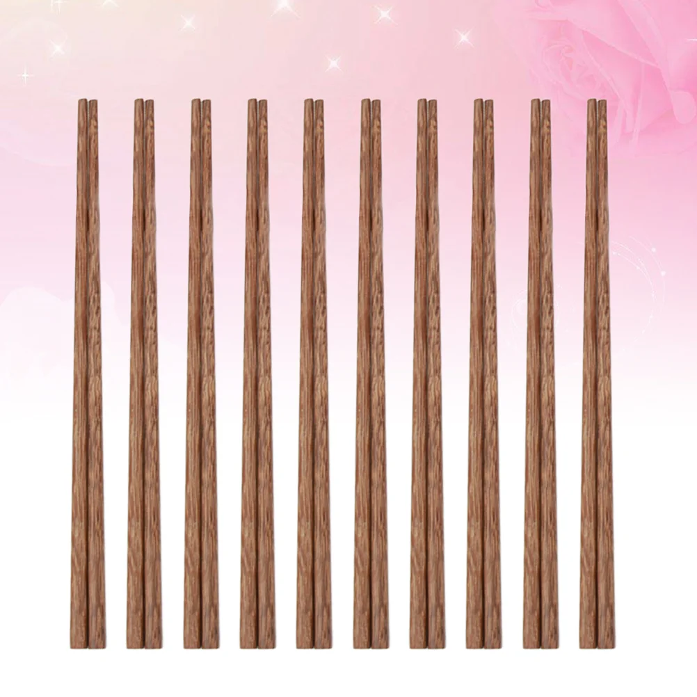 

10 Pair Chopsticks Reusable Chopsticks Home Chopsticks Wood Chopsticks Adults Chopsticks Japanese Wooden Chopsticks