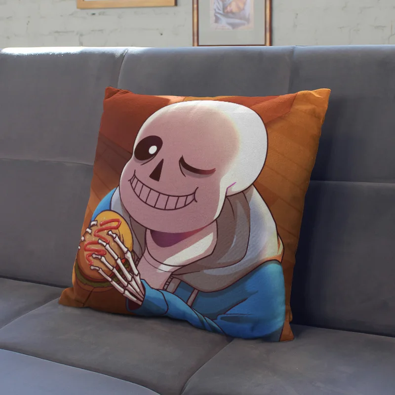 Наволочки с рисунком из аниме Undertale Sans наволочка для домашнего дивана чехол