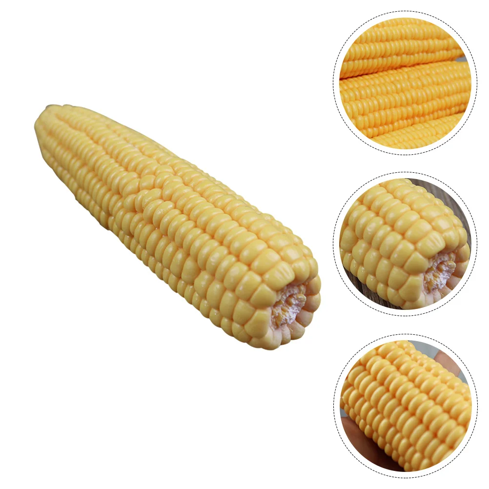 

Simulation Corn Realistic Decor Artificial Decoration Vegetable Ornament Plastic Home Fake
