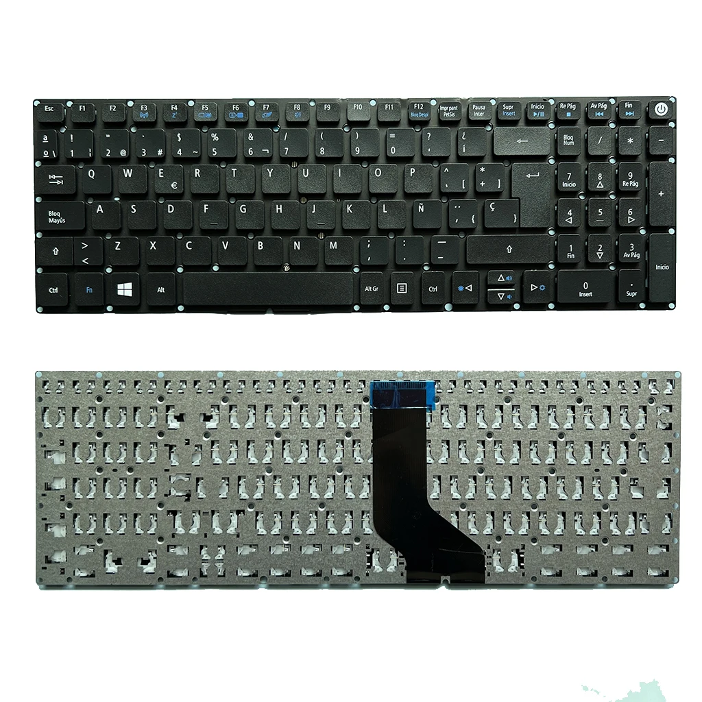 

New SP Spanish Keyboard For Acer Aspire E5-573 E5-573T E5-722 V3-575G ES1-572 E5-522 E5-523 E5-553 E5-576 V3-574 E5-552 E5-574