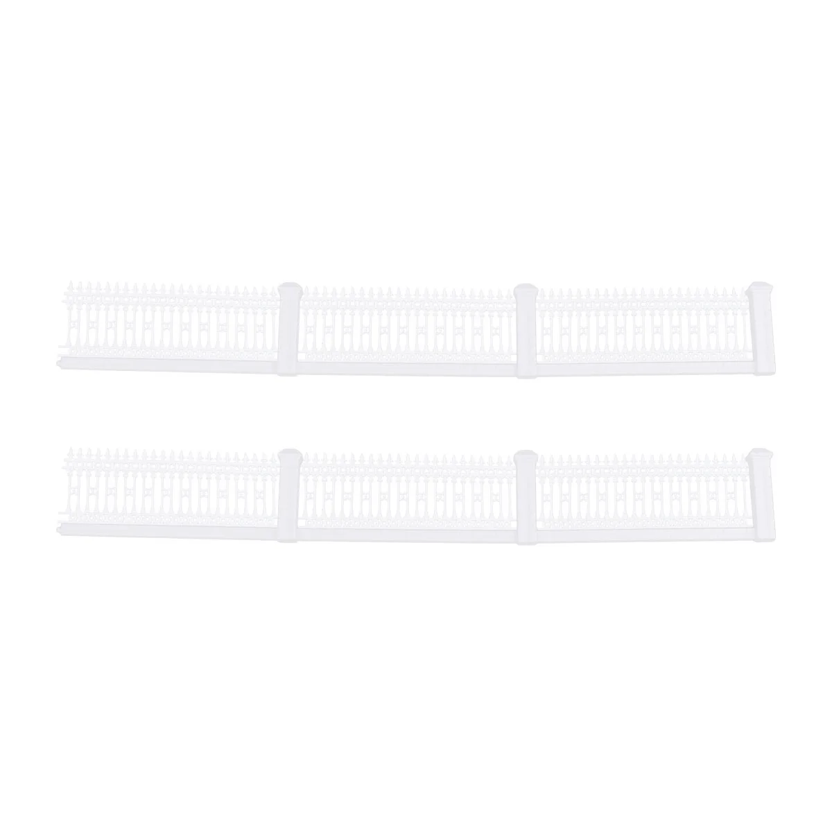 

Plastic Containers Fence Model DIY Courtyard Decorations Garden White Sand Table
