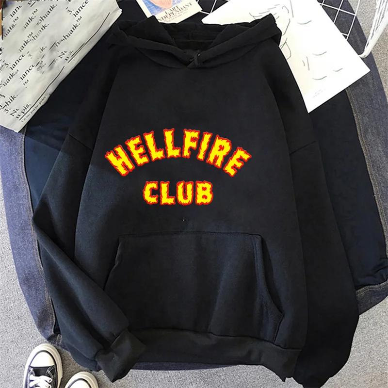 

New Eddie Munson Hellfire Club Hoodie Spring/Autumn Sweatshirt 2022 Men/women Hoodies Graphic Prints Harajuku Style Clothes