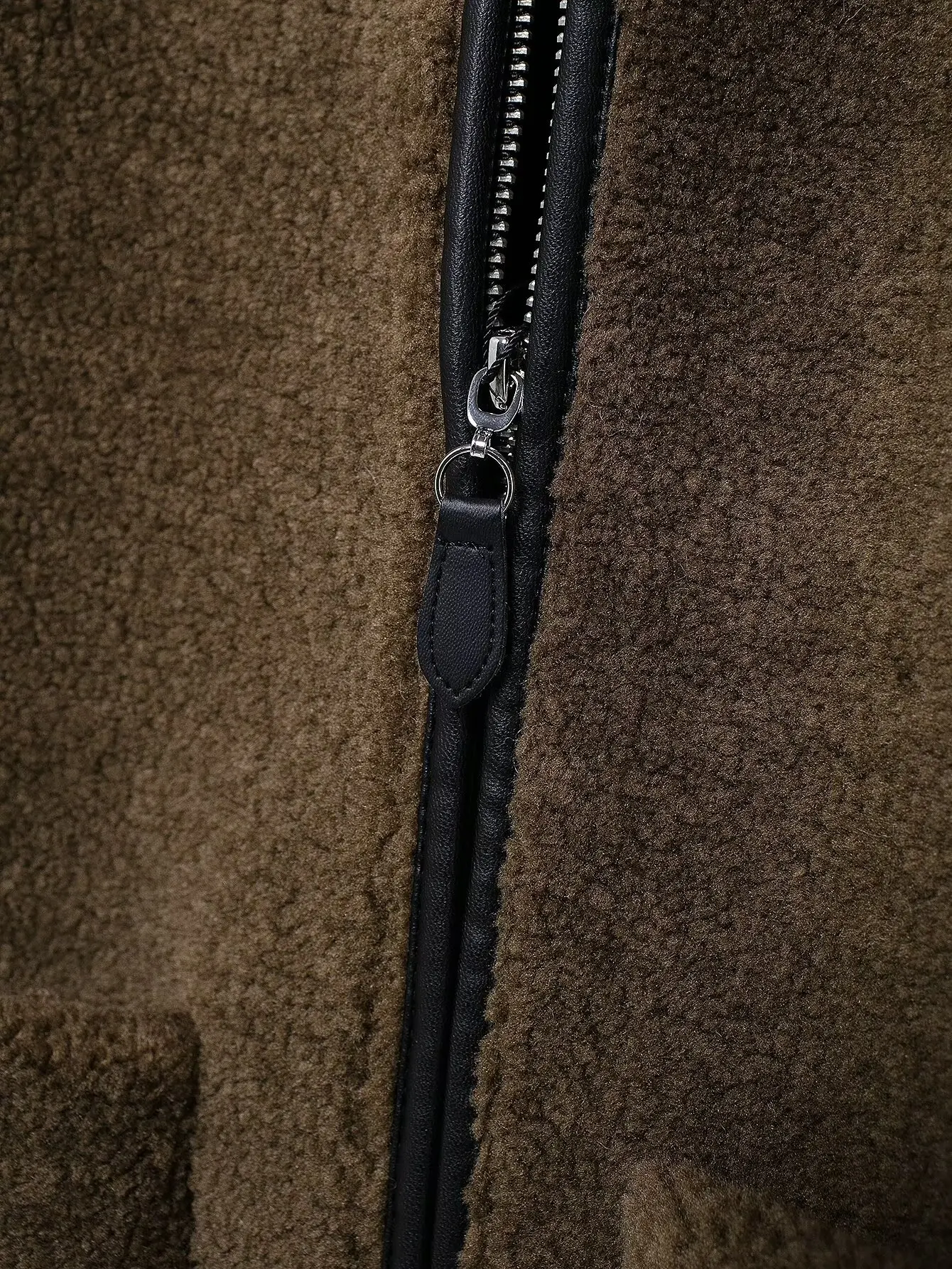 RZRA2024 Новые зимние товары женская флисовая куртка с круглым вырезом и длинными