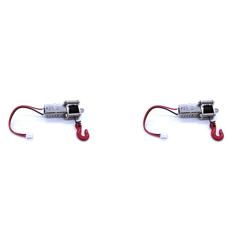 

2X Metal Automatic Simulated Winch For WPL B14 B24 B16 B36 C14 C24 C34 MN D90 D99 MN99S RC Car
