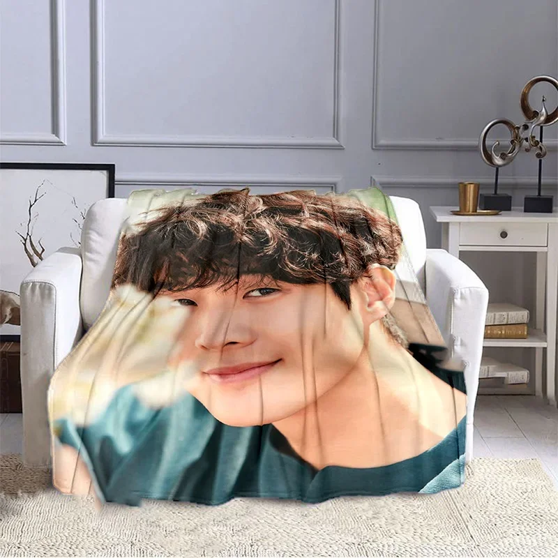 Корейские драмы Наша любимая летняя серия одеяла с принтом Choi Woo-shik Kim Da Mi