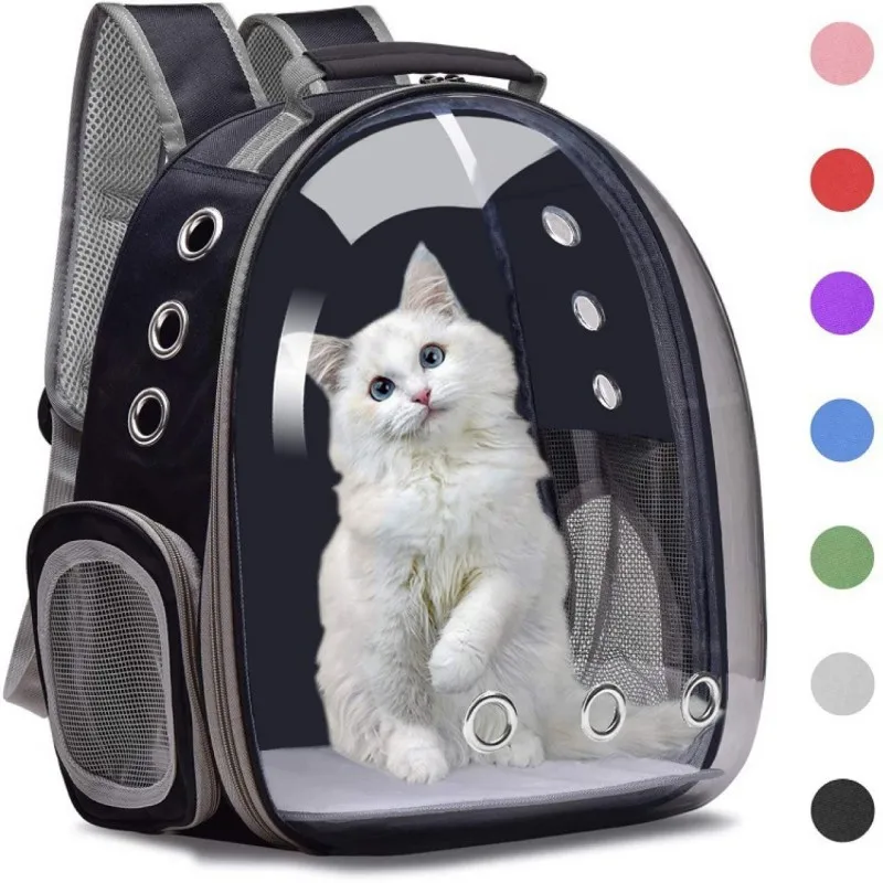 

Carrier Bags Breathable Outdoor Pet Carriers Small Dog Cat Backpack Travel Space Capsule Cage Pet Transport Bag For