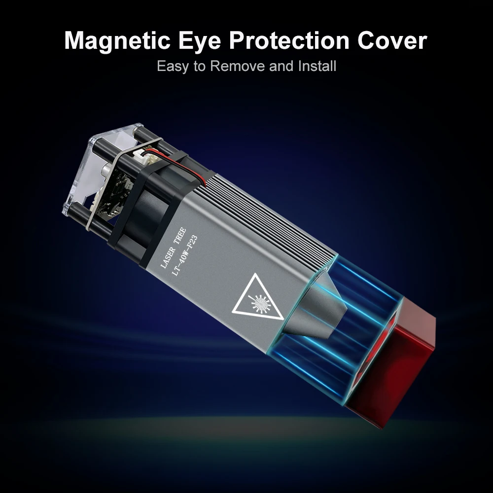 Лазерное Дерево 20 Вт 40 лазерный гравировальный модуль 450 нм TTL лазерная головка