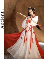 new chinese style traditional hanfu of tang dynasty folk dance costumes cosplay improved asian dress korean women elegance fresh