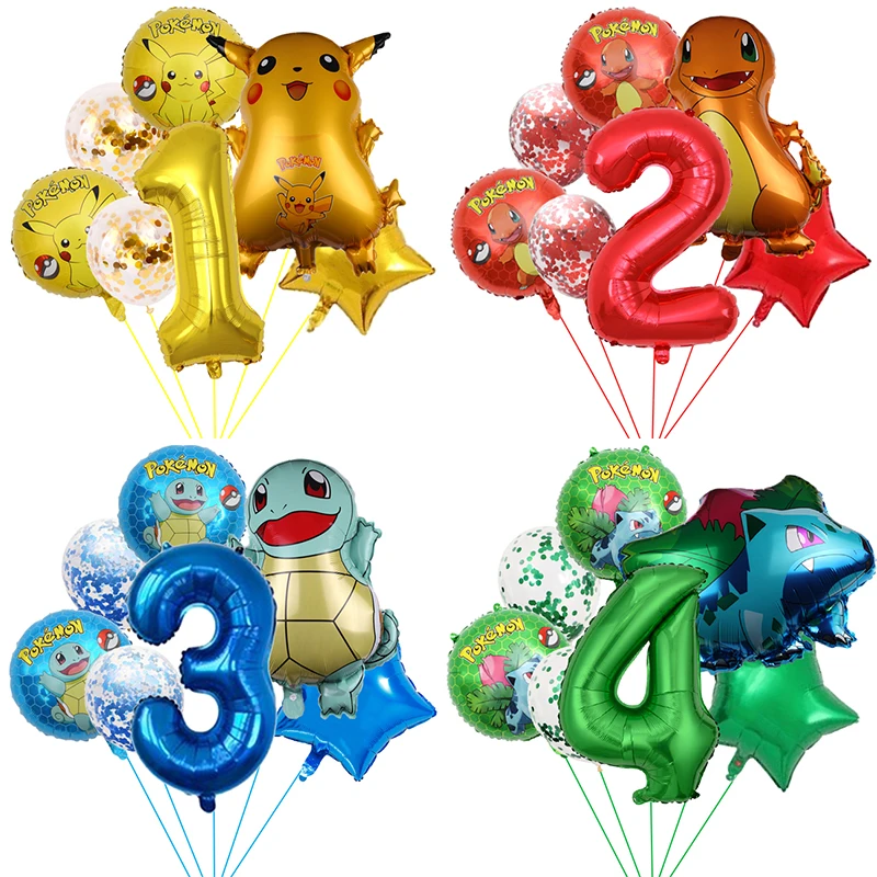 

7 шт., детская игрушка в виде покемона