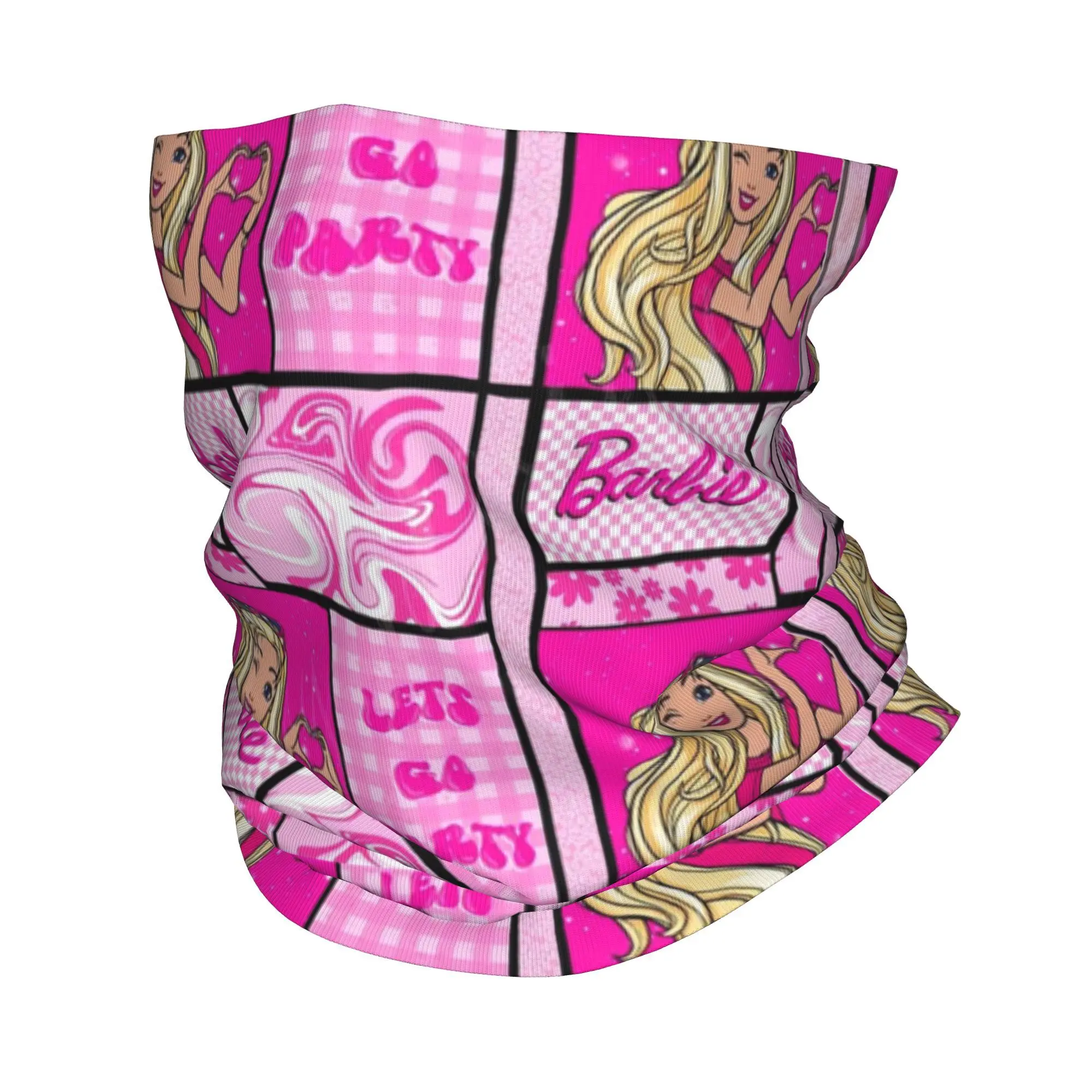 Бандана на заказ с рисунком Барби Kawaii гетры для катания лыжах женщин и мужчин