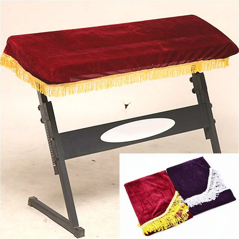 

Утолщенная Золотая Бархатная накладка на клавиатуру, 61 клавиша, накладка на клавиатуру, тканевая защитная накладка на клавиатуру аксессуар...