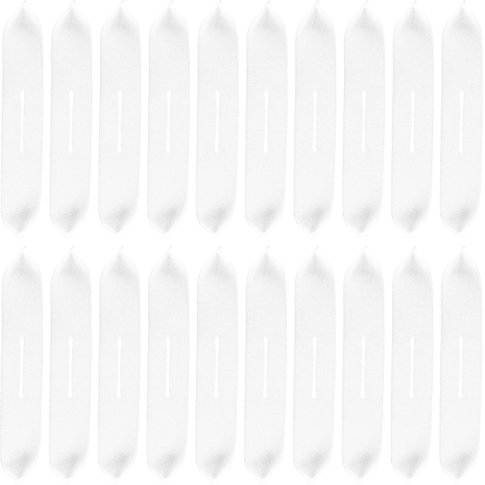 

20 Pcs Hangers For Clothes Foam Strip Anti-skid Clothes Sponge Clothing Non- Protector Home White