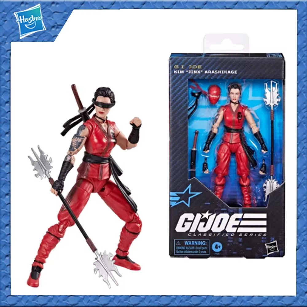 Оригинальный Hasbro Gi Joe Classified 124 Ким Цзинькс Arashikage Ninja экшн-фигурка модель игрушки