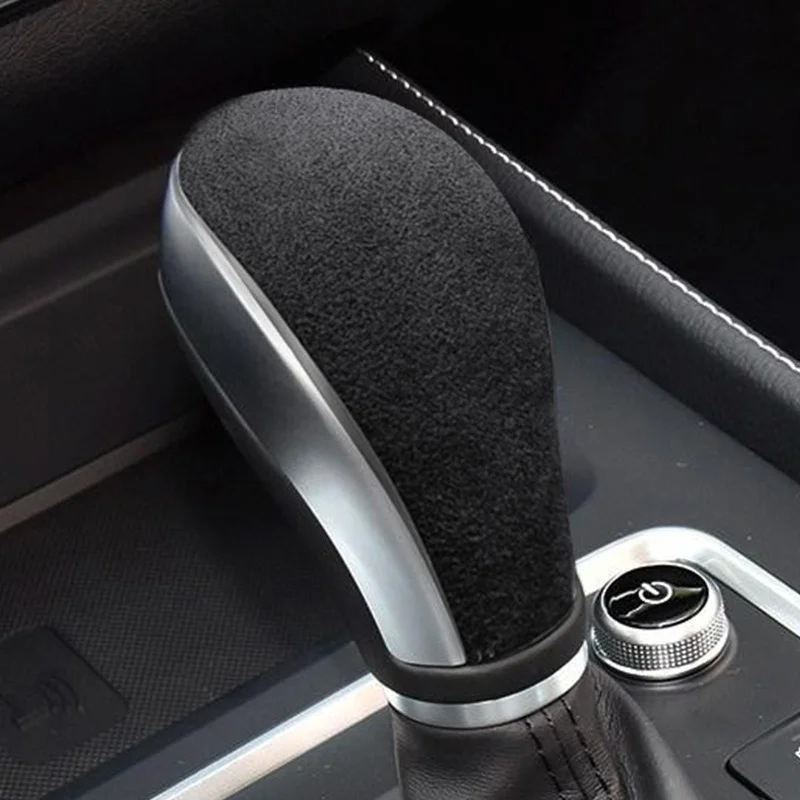 

Alcantara Suede Car Gear Shift Lever Cover Stickers Shift Gear Shift Knob Handle for BYD Tang II Accessories
