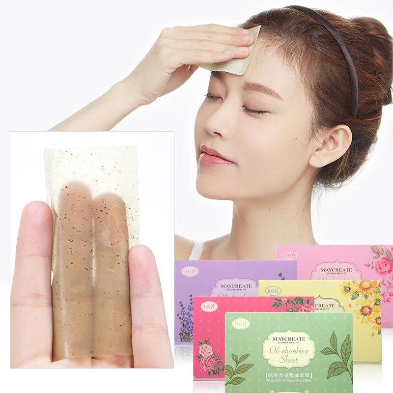 

Портативная абсорбирующая бумага для контроля жирности лица, листы для промокания лица, бумага для очистки лица, контроль жирности лица, ин...