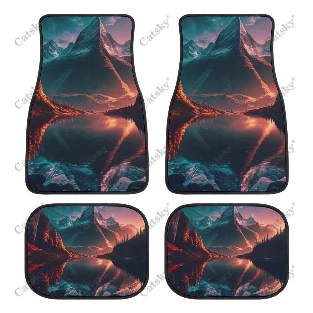 Ландшафтные обои автомобильные коврики узоры подходят для большинства