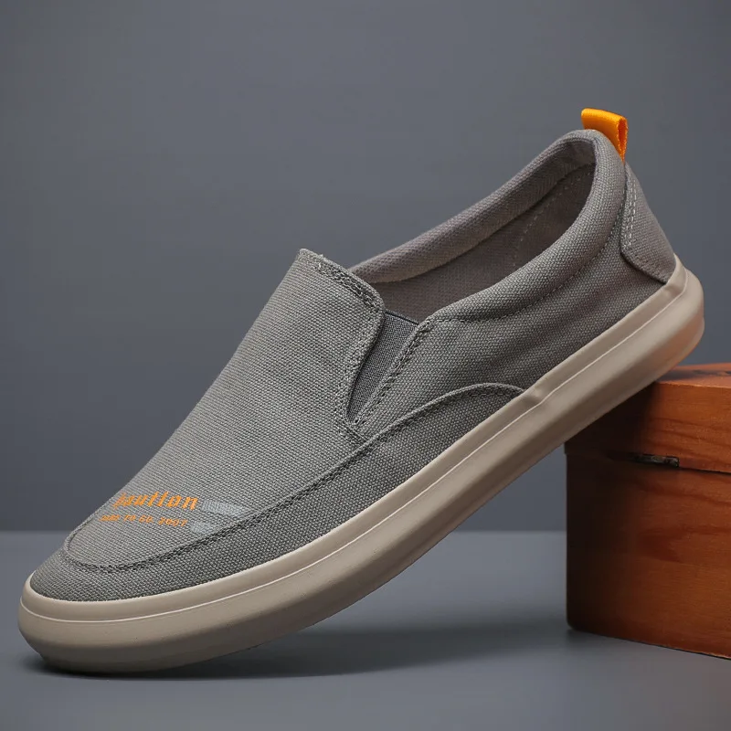 

Fashion Men Shoes Sneakers Trend Casual Slip On Canvas Breathable Leisure Male Sneakers Footwear chaussure homme ft-23048