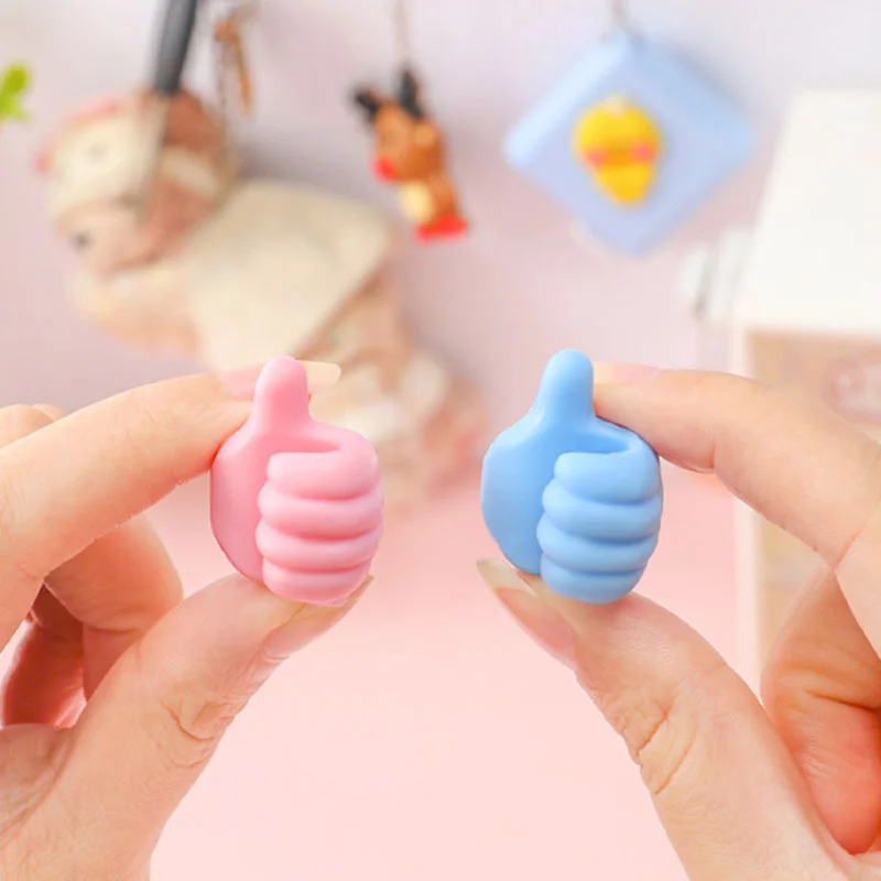 

Mini Thumb Hook Multi-function Processing Line Holder Data Cable Headphone Key Punch-Free Storage Hook