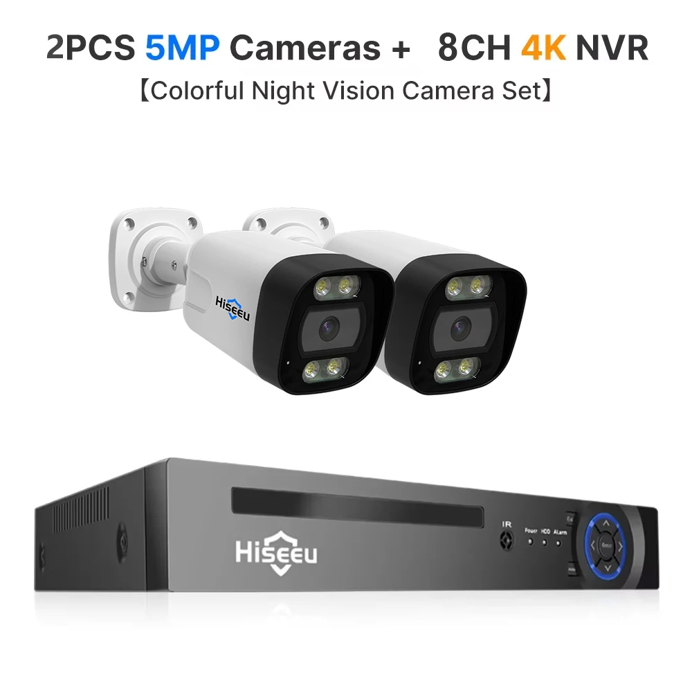 

5MP 4K 8MP POE-система безопасности с искусств H.265