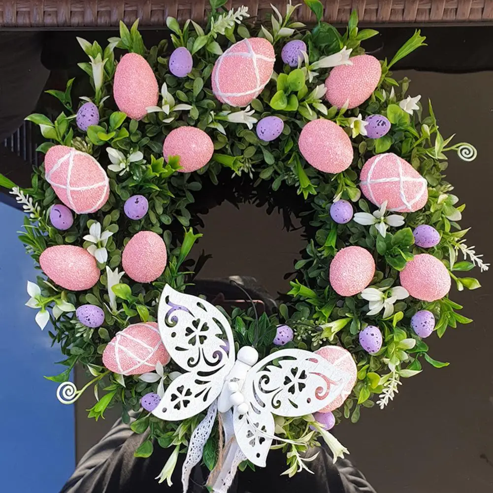 

Wreath Pendant Fashion Exquisite Craftsmanship Durable Home Decor Rabbit Wreath Pendant Garland Pendant