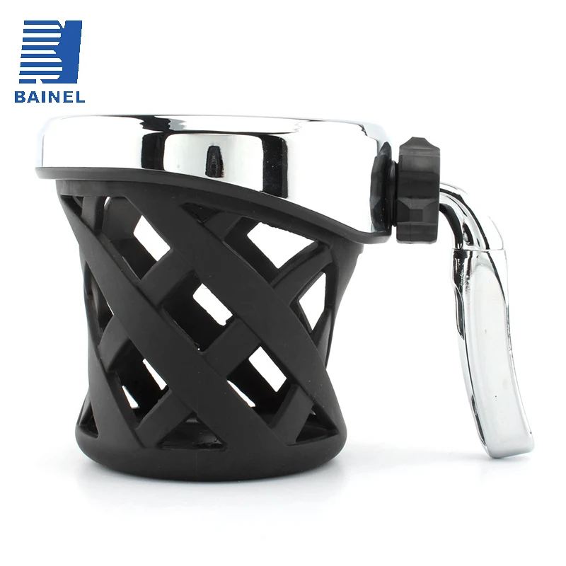 

BAINEL Motorcycle Modification Accessory Beverage Cup Holder Mesh Basket Cup Holder Fits Honda Gold Wing GL1800 Harley