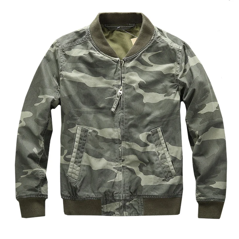 Camouflage Jackets Men Military Baseball Jacket Casual 2022 Fashion Spring Autumn Camo Tactical Coat Male Green Khaki HX278