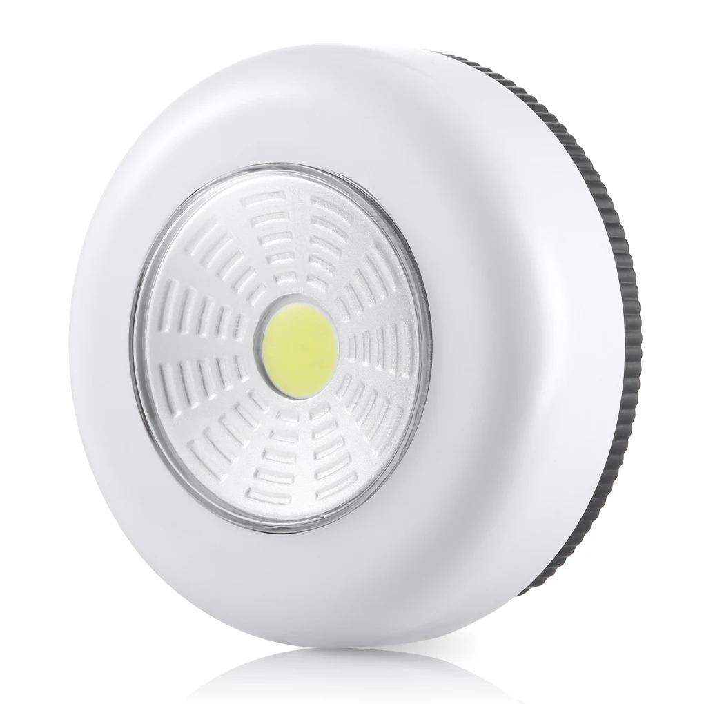 

LED Nightlight Wall-Mount Bookcase Bedside Stick-on Night Lamp Bedroom Bathroom Kitchen Lighting Office Accessories