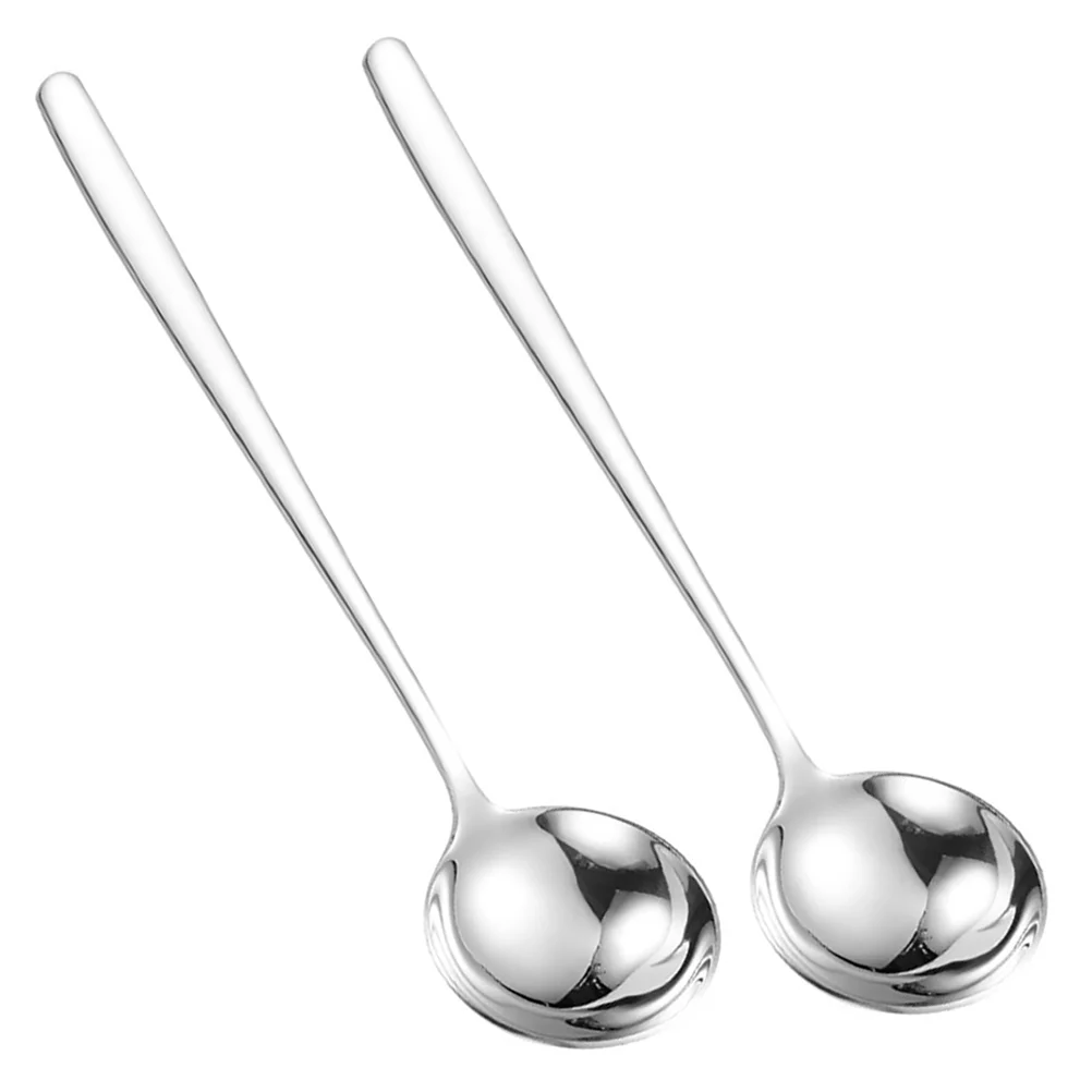 

2Pcs Stainless Steel Ladle Ladle Soup Ladles For Serving Ladle Spoons Soup Spoons Stainless Steel for Soup Kitchen Home Water