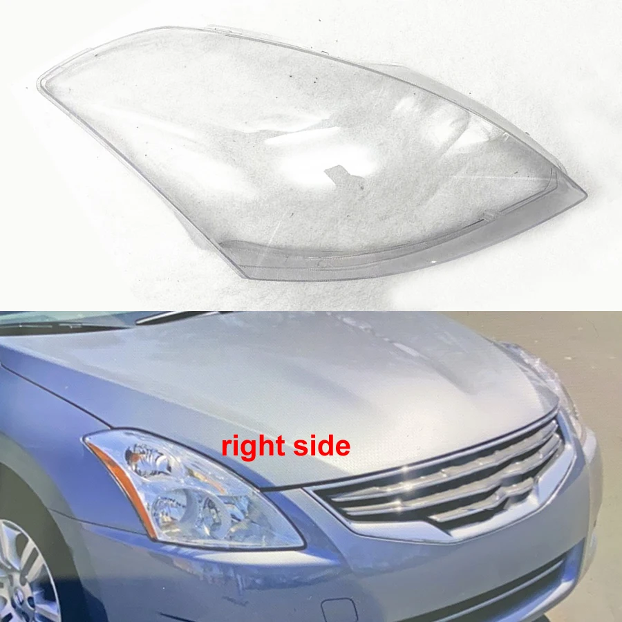 

For Nissan Teana Altima Sedan 2008 Headlamp Cover Transparent Headlight Shell Lens Replace Original Lampshade Plexiglass