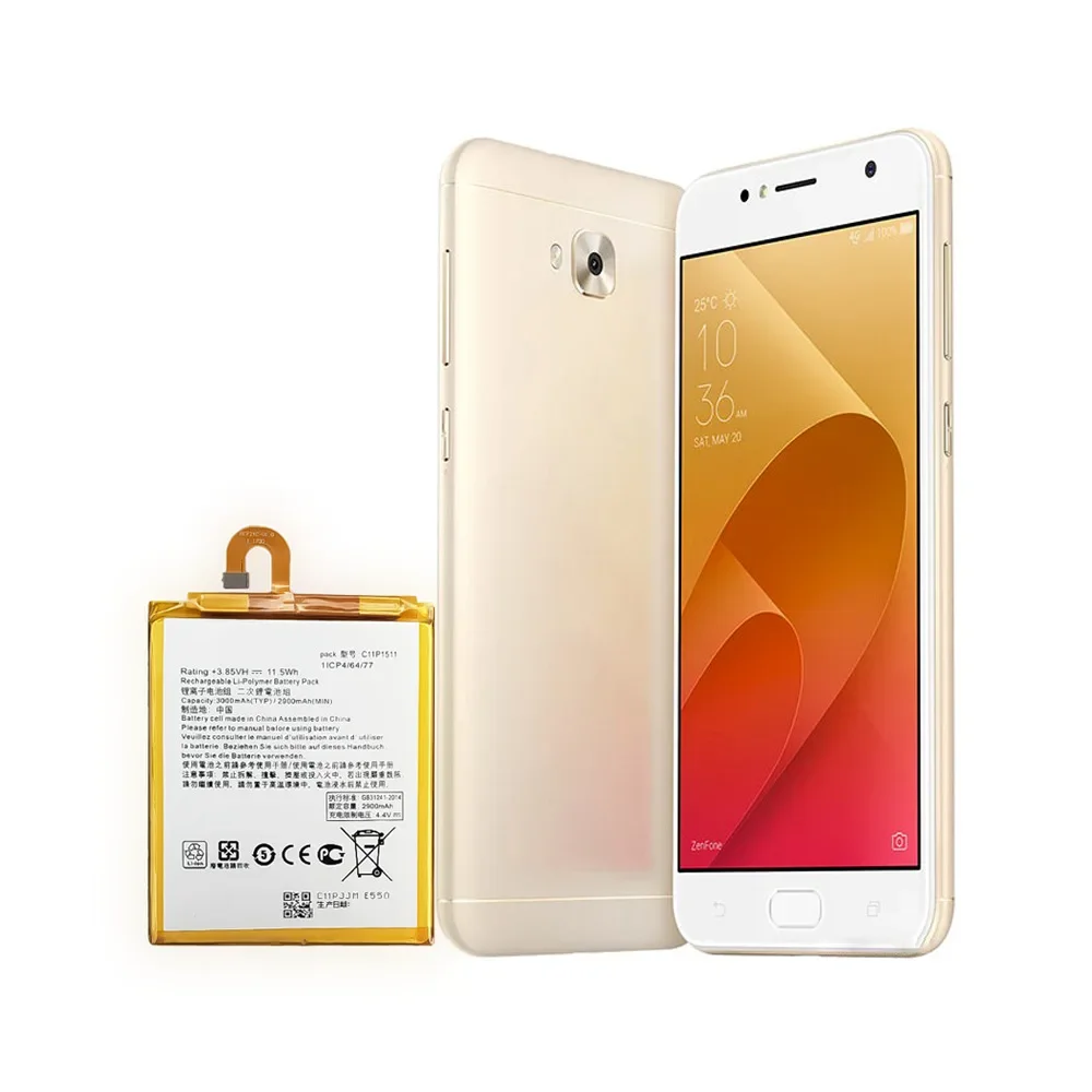Фото НОВЫЙ аккумулятор 3000 мАч C11P1511 для мобильного телефона Asus ZenFone 4 Selfie ZD553KL ZB553KL XOOLD XOOLDB, сменный аккумулятор №2