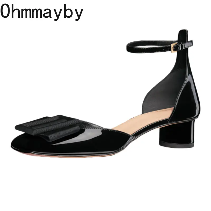 

Дизайнерские женские сандалии с квадратным носком, модные летние элегантные уличные женские туфли-лодочки на толстом каблуке